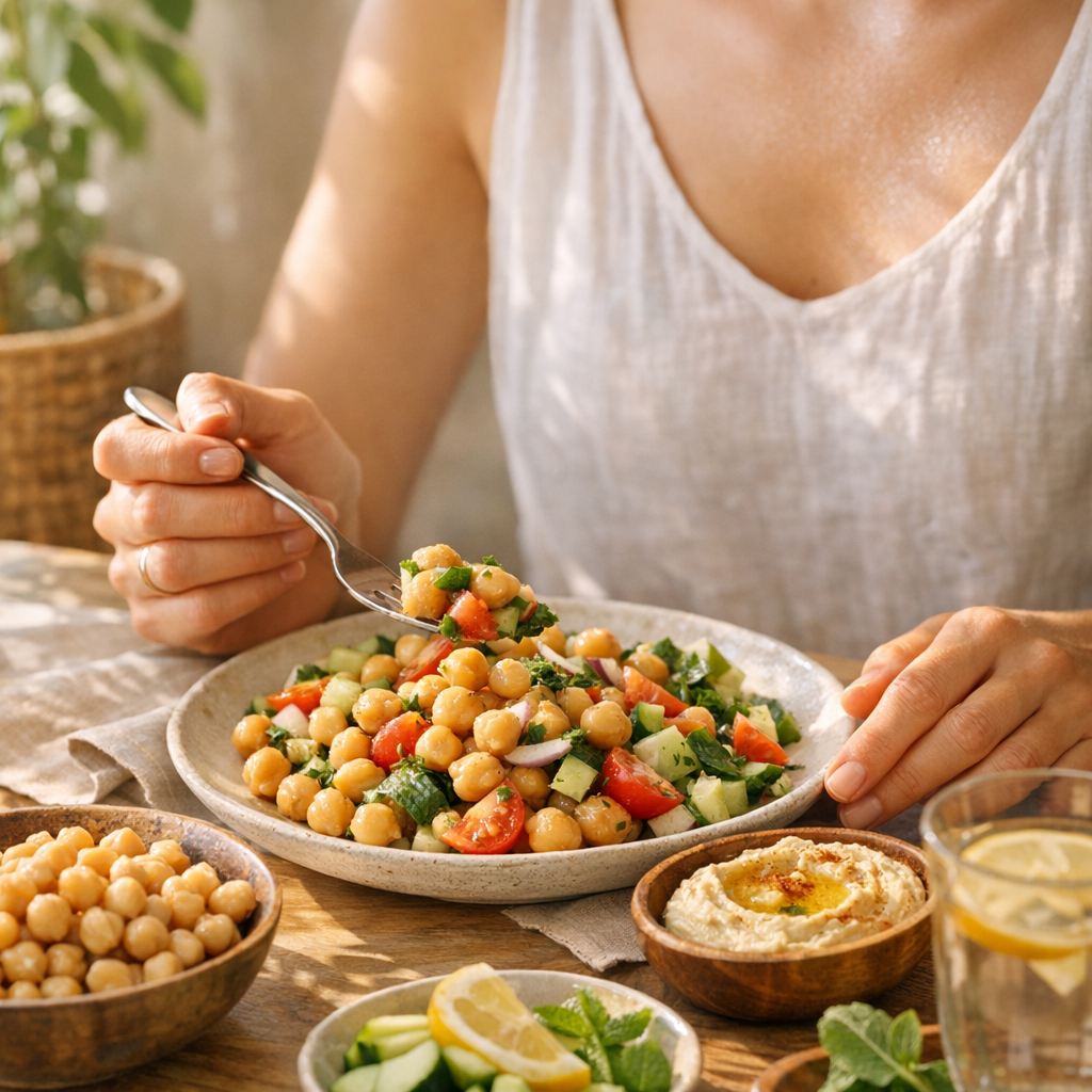 Manger des pois chiches&nbsp;: transit, satiété et glow dans l’assiette