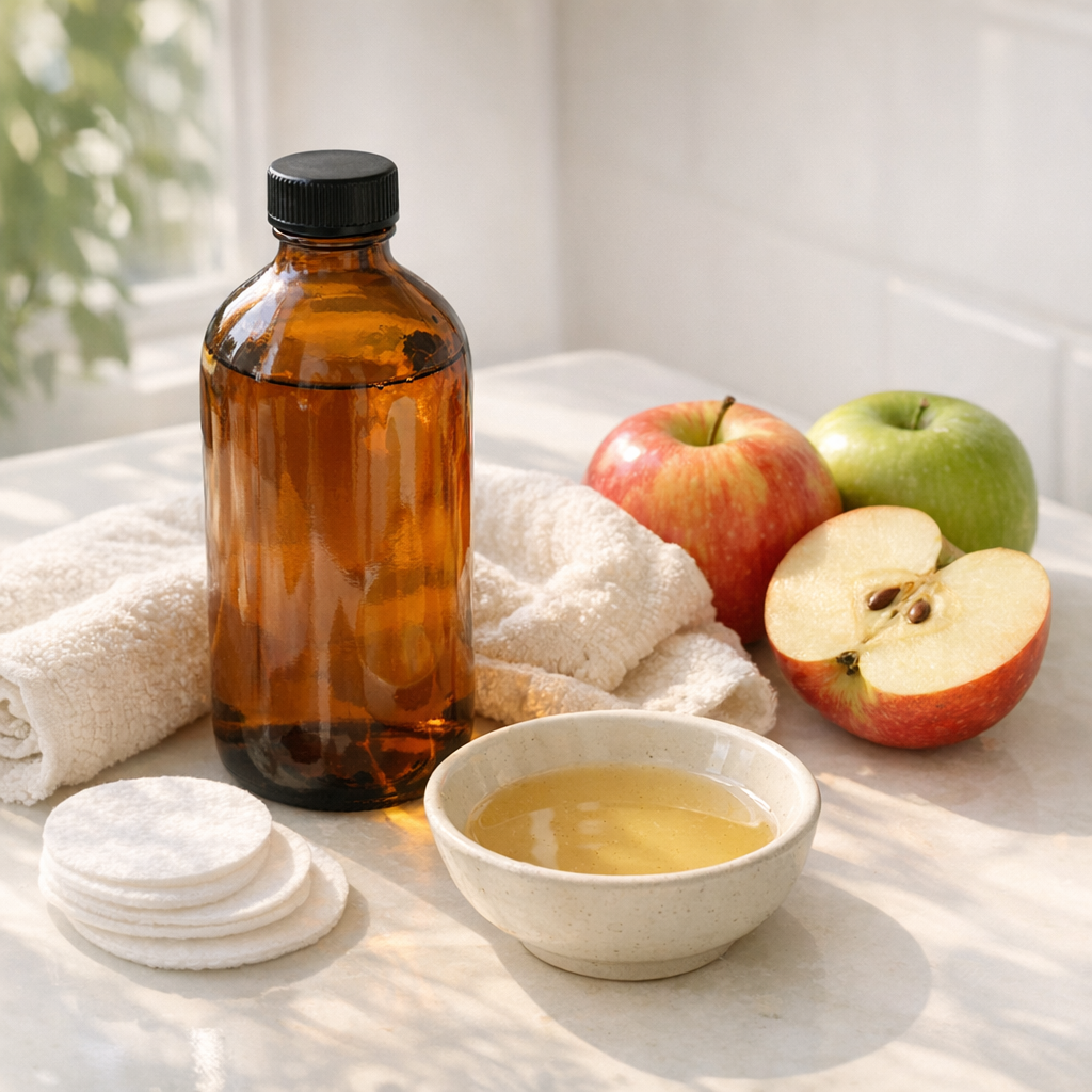 Les bienfaits du vinaigre de cidre sur la peau méritent nuance