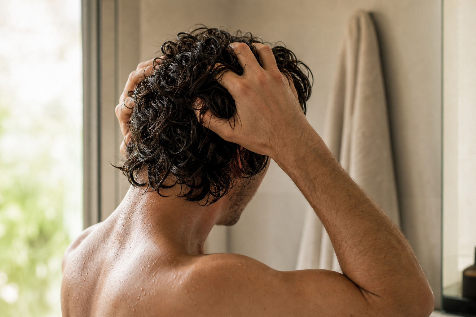 Comment un homme peut-il coiffer ses cheveux bouclés au quotidien ?