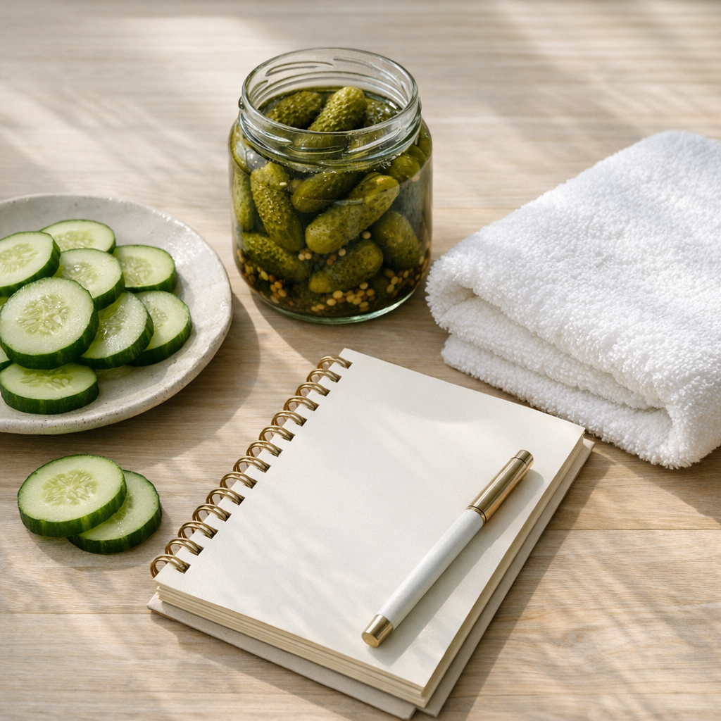Le Cornichon a des bienfaits pour la peau : vrais atouts et limites