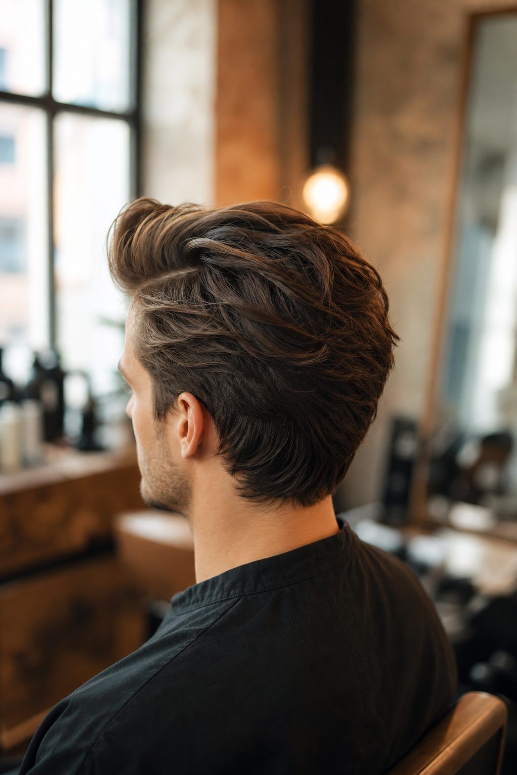 Coupes mi-longues homme : quiff, side part et cheveux texturés