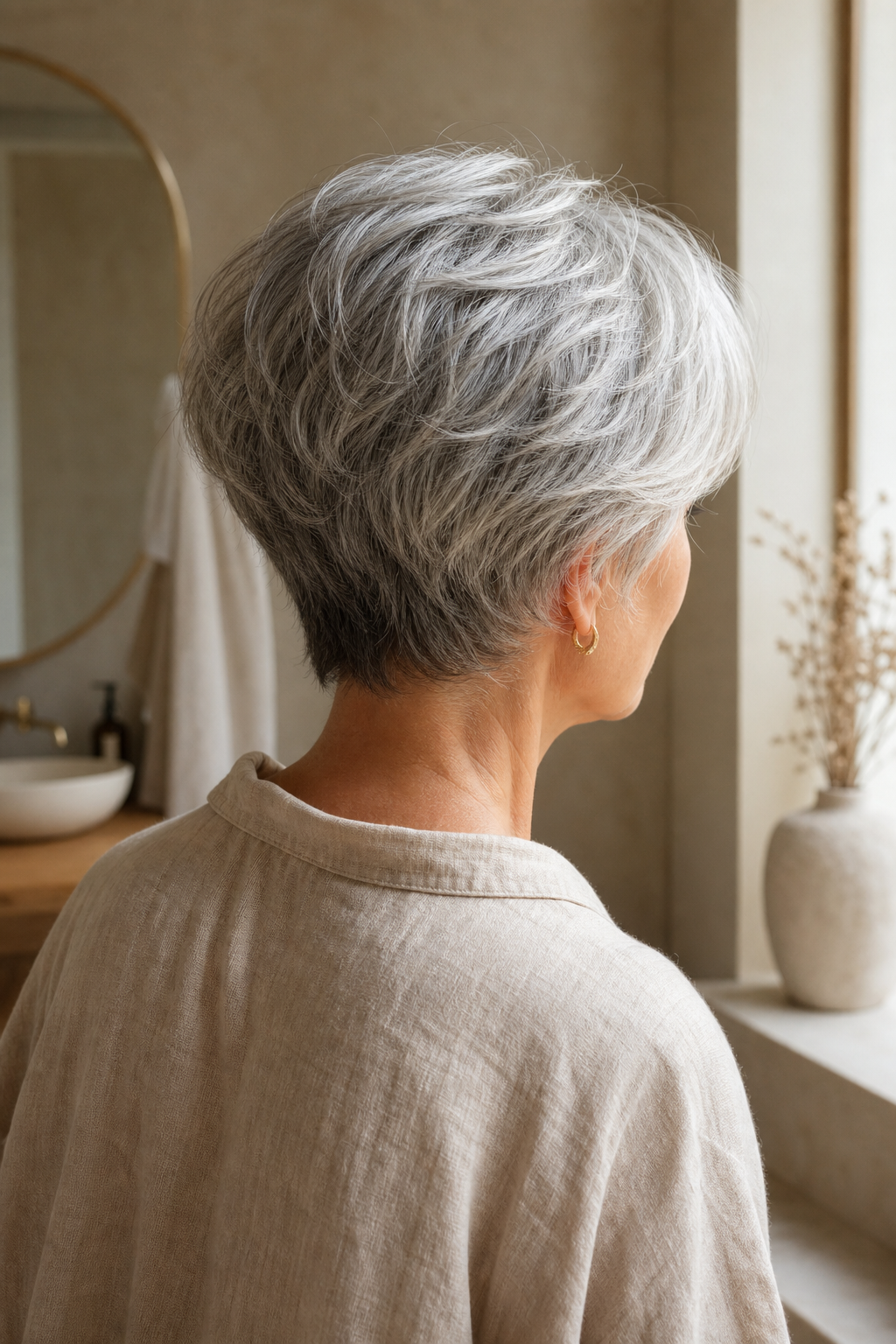 Quelle coupe courte de cheveux gris naturel vous ressemble vraiment ?