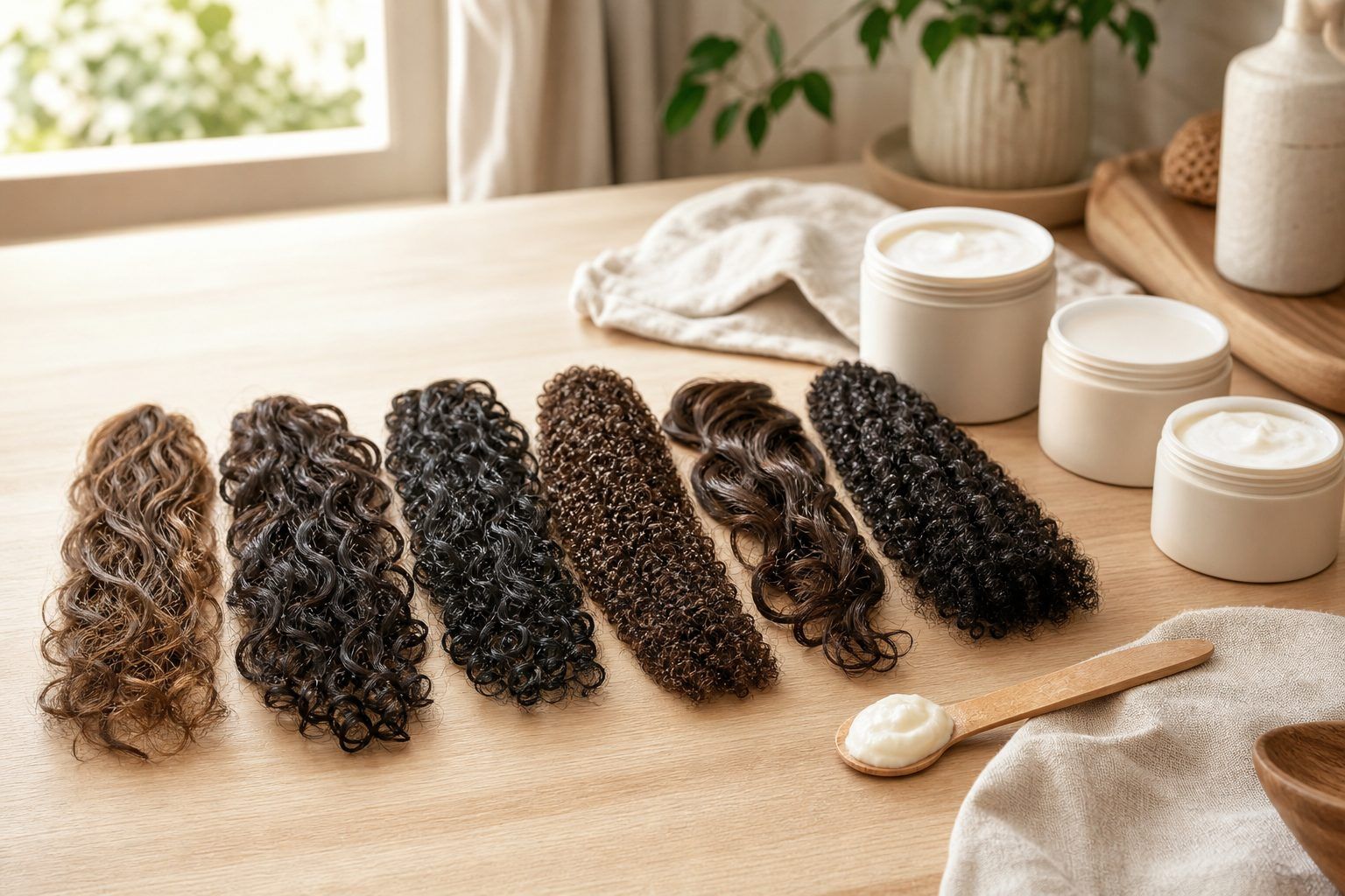 Quelle texture de crème choisir ? 6 profils de boucles et de finis