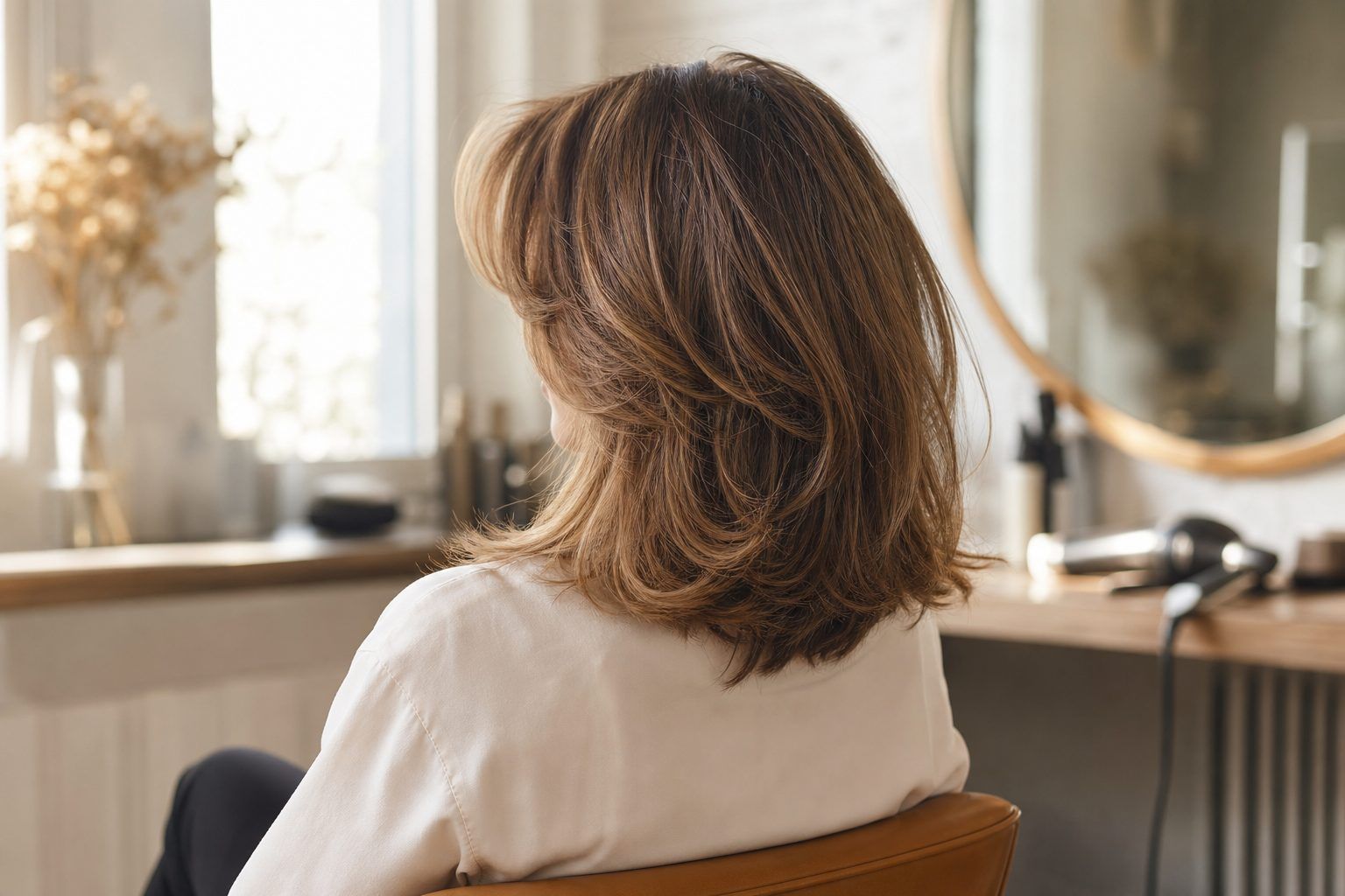 More about this coupe : la demander et la coiffer sans effet figé