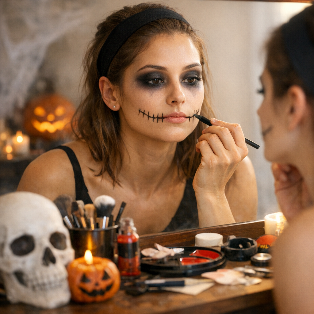 Tuto rapide : réussir un maquillage Halloween simple en 7 étapes