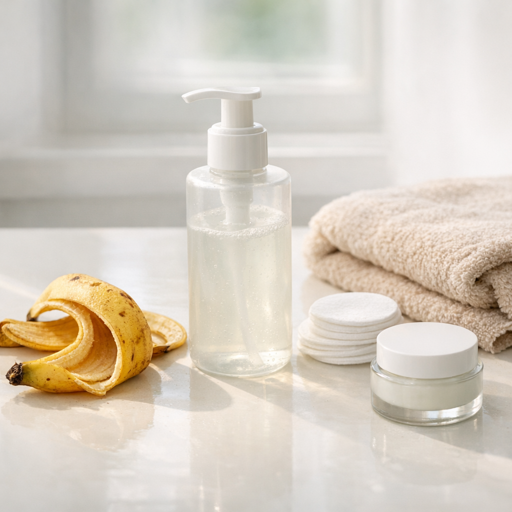 Faut-il frotter une peau de banane sur le visage ?