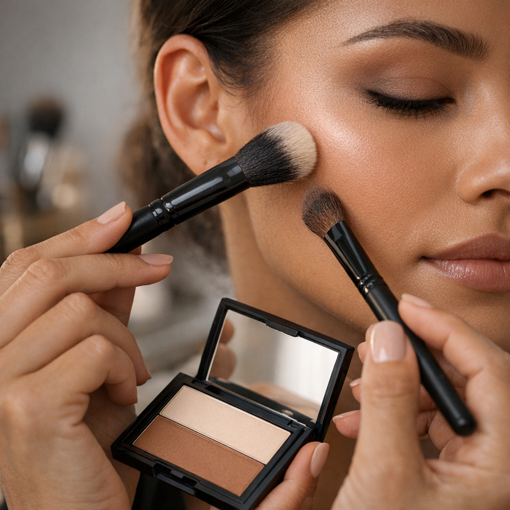 Comment adapter une technique de "highlighter layering" à une peau matte sans recréer l'effet brillant