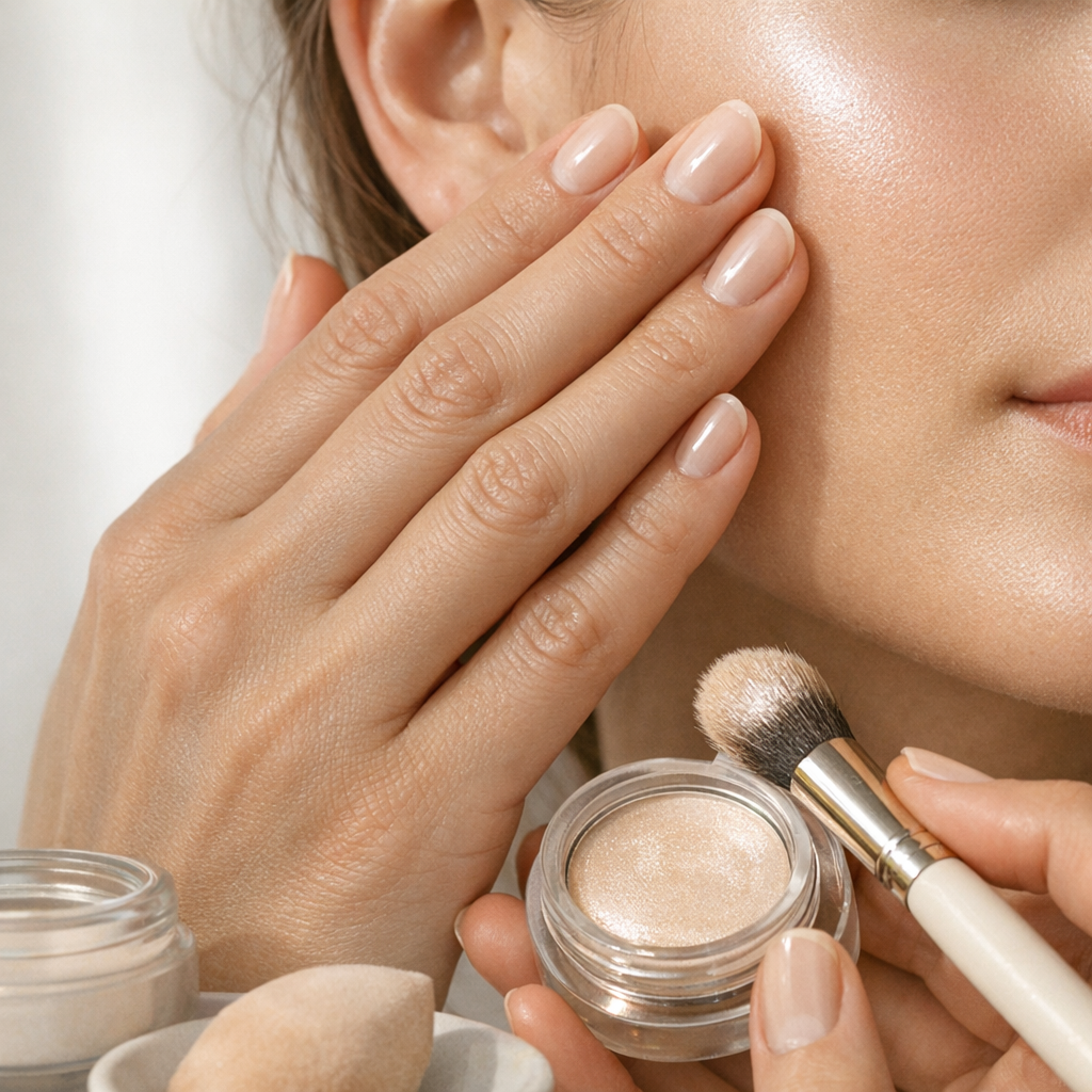 Comment utiliser l’highlighter sur peau matte sans briller
