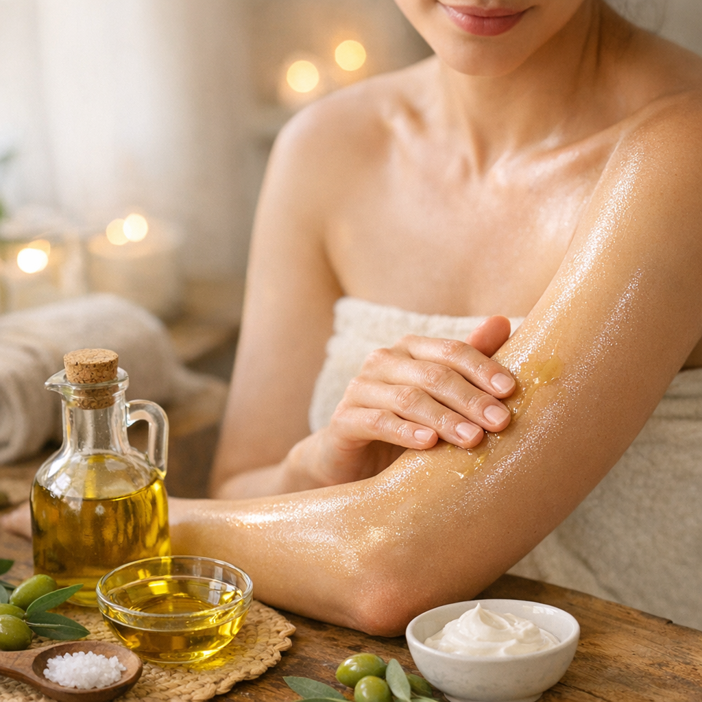 Comment utiliser l’huile d’olive sur la peau&nbsp;: protocole 7-14 jours
