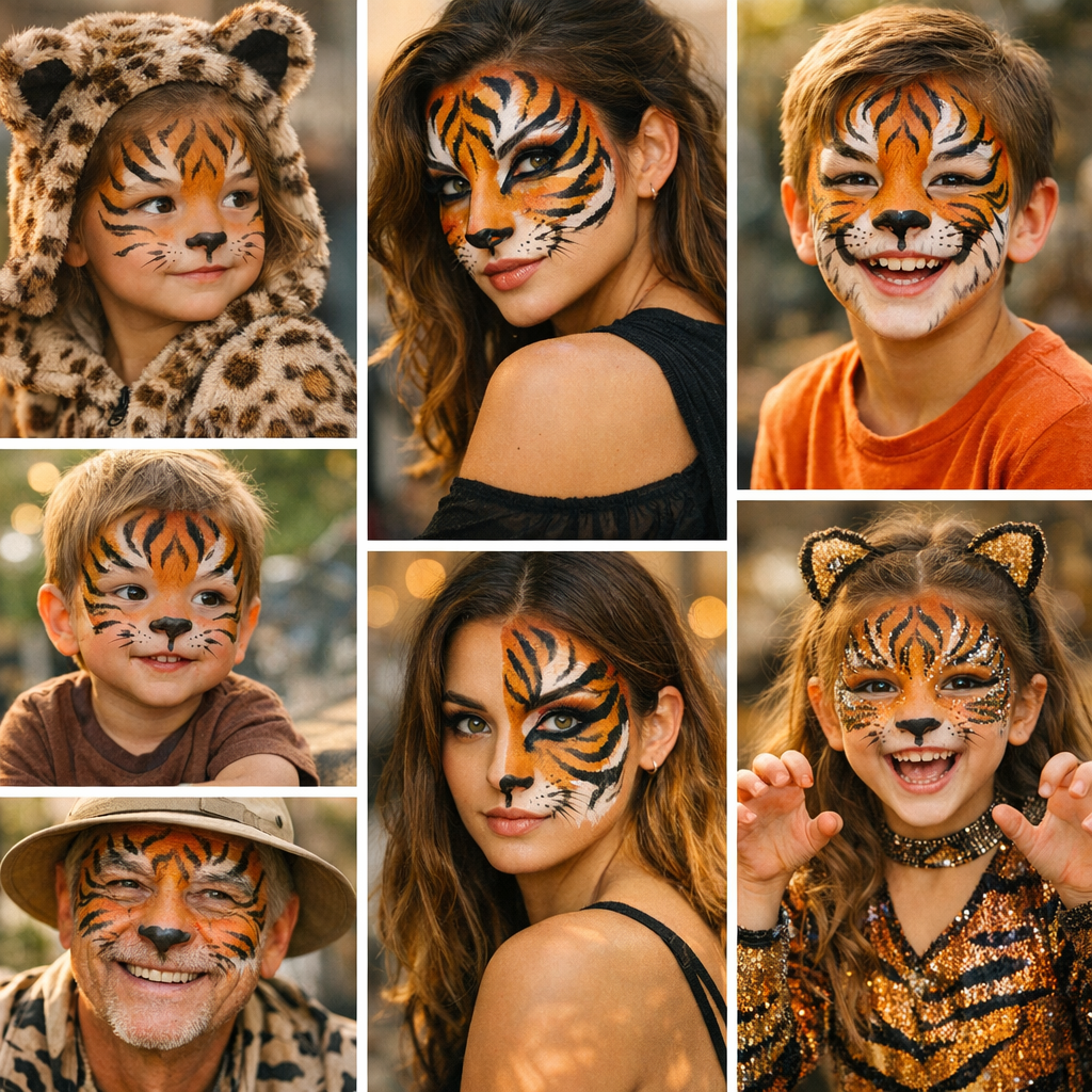 7 idées de maquillage tigre à adapter selon l’âge et l’occasion