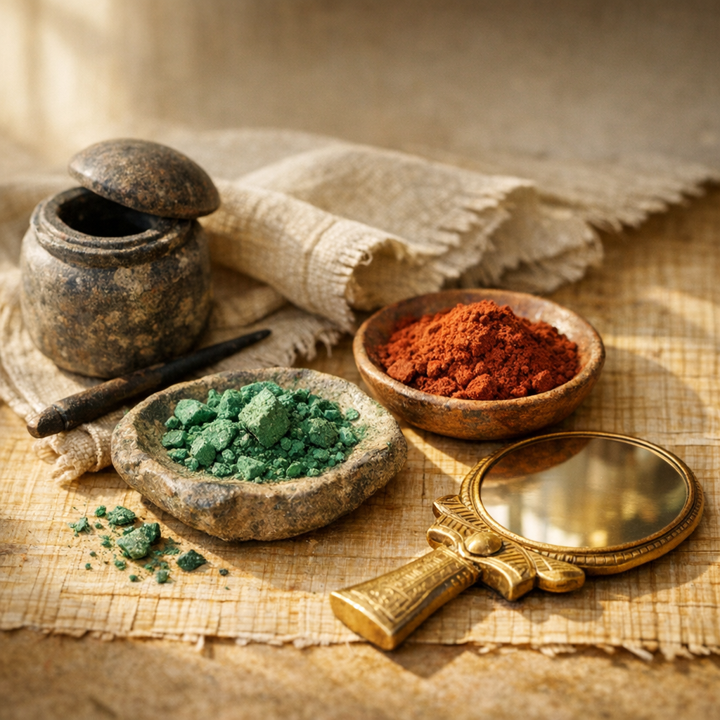 Le maquillage en Égypte antique : khôl, fards et usages