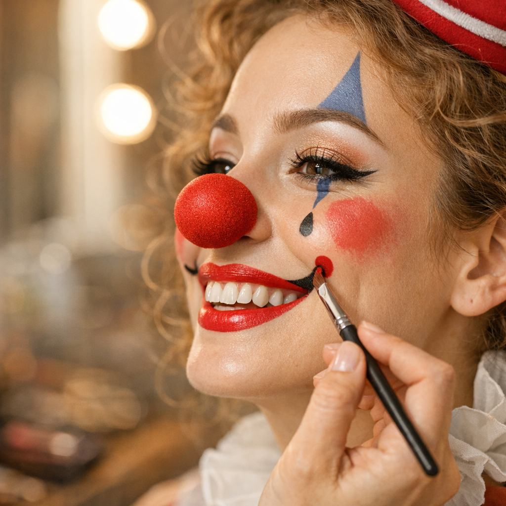 Plus d’idées&nbsp;: clown heureux, glam ou horror sans surcharger la peau