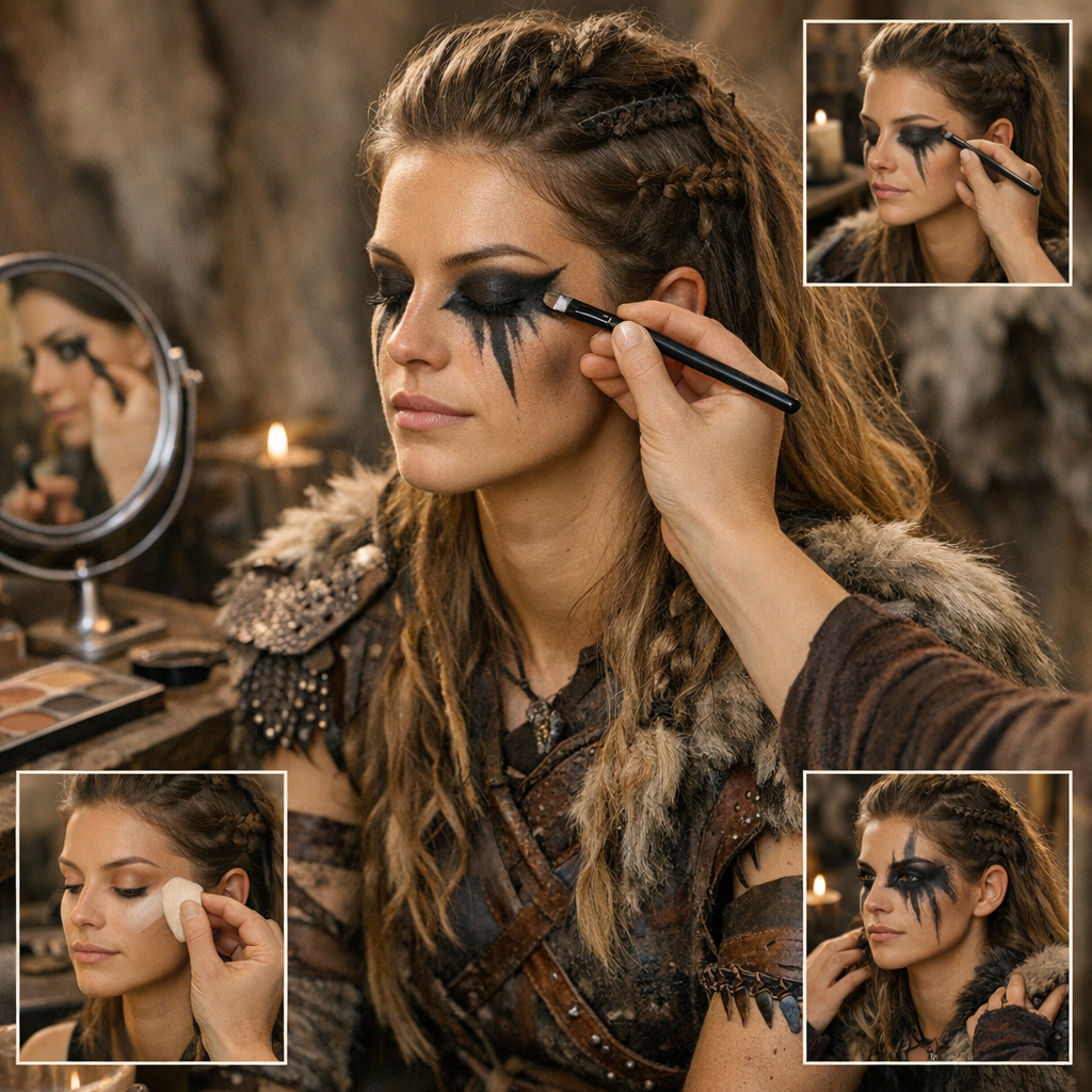 Comment réaliser un maquillage Viking/guerrière en 5 étapes