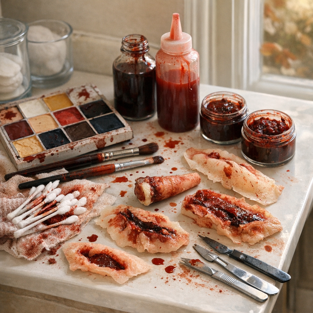Le Maquillage Halloween Gore se réussit avec 7 idées simples