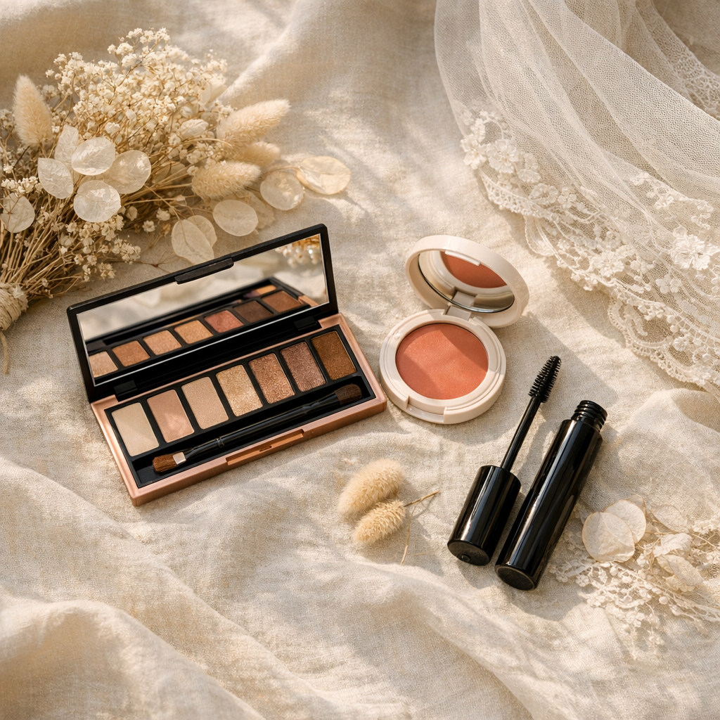 Un Maquillage Mariage bohème chic mise sur la lumière