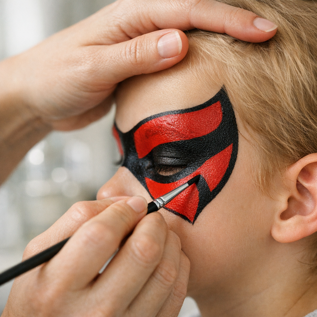 Un Maquillage Super Héros facile se réussit en 8 Idées