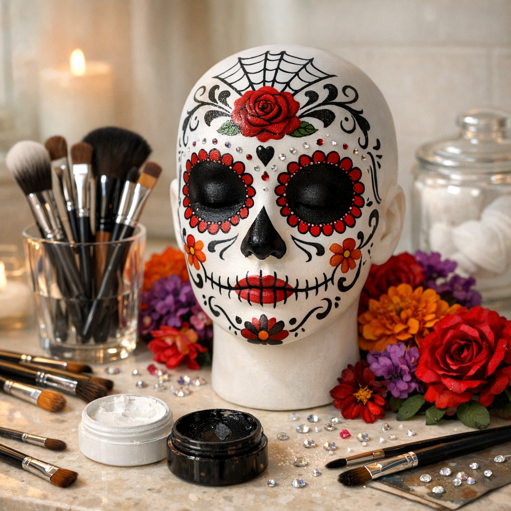 Le Maquillage tête de Mort Mexicaine : tuto, prix et idées