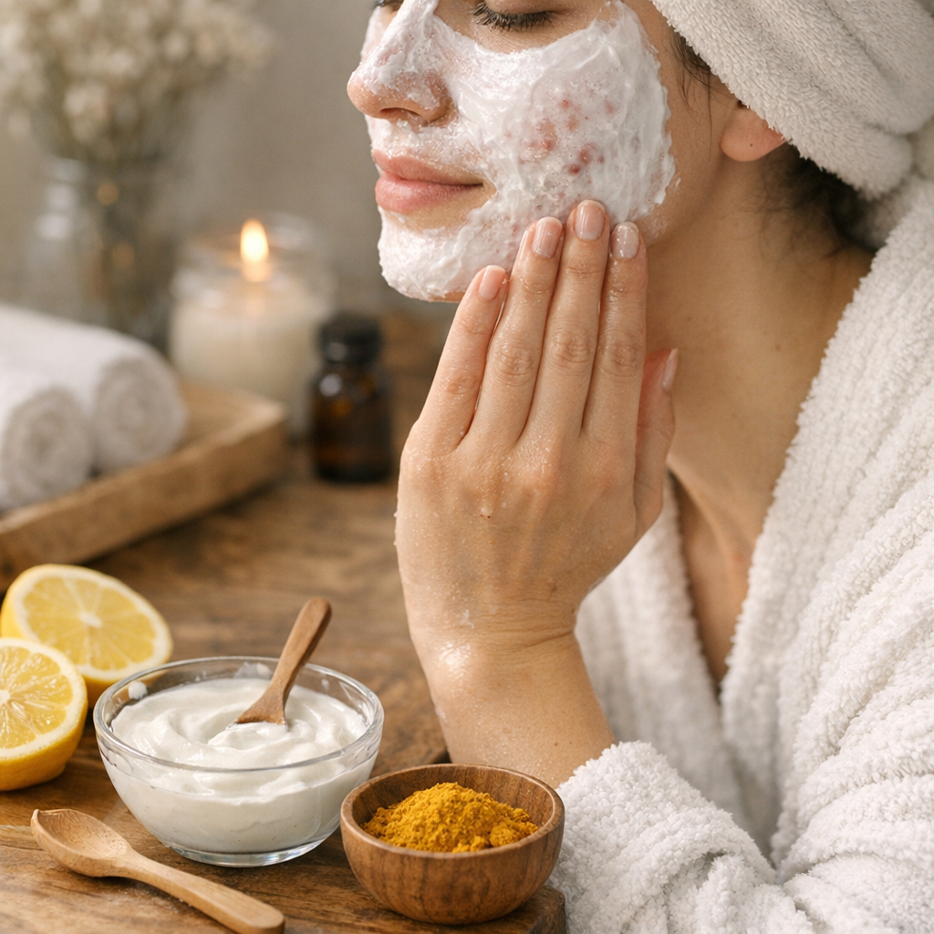 Yaourt visage tous les jours, acné, citron, curcuma : ce que je garde ou j’évite