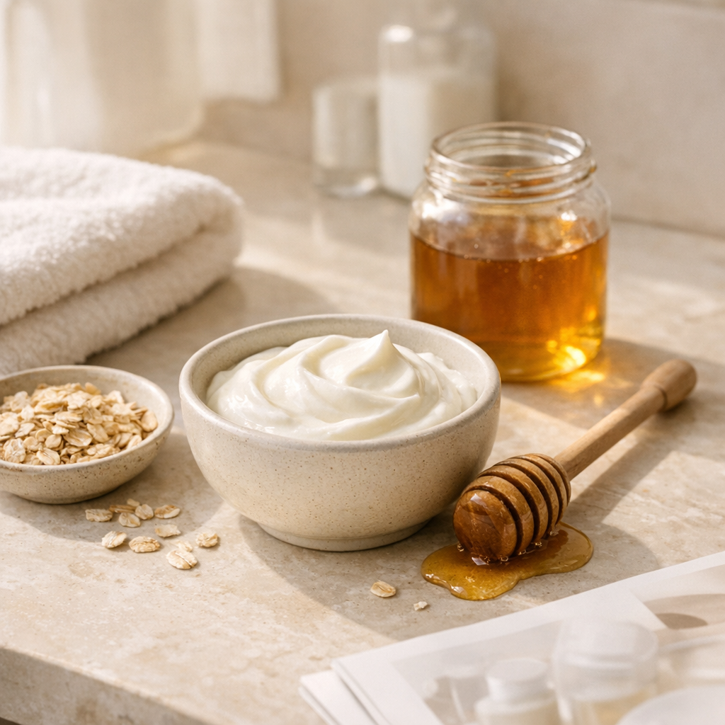 Le Masque Visage au Yaourt : la recette douce en 3 ingrédients