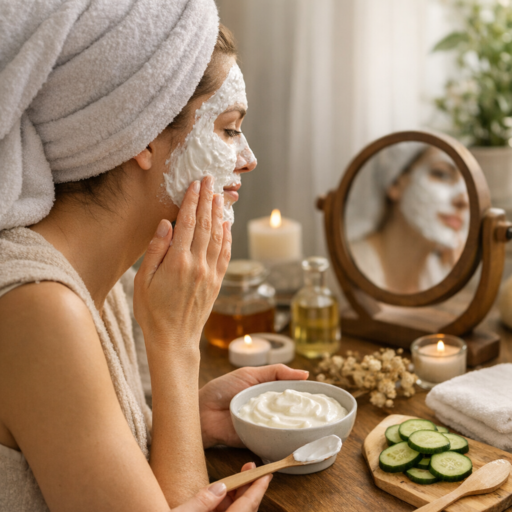Comment faire et appliquer le masque au yaourt à la maison