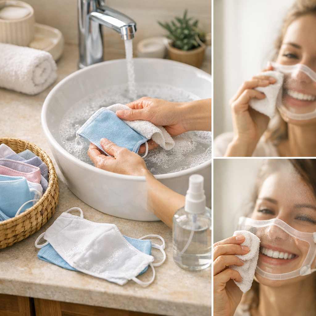 Lavage, entretien et buée : la routine simple pour garder le sourire visible