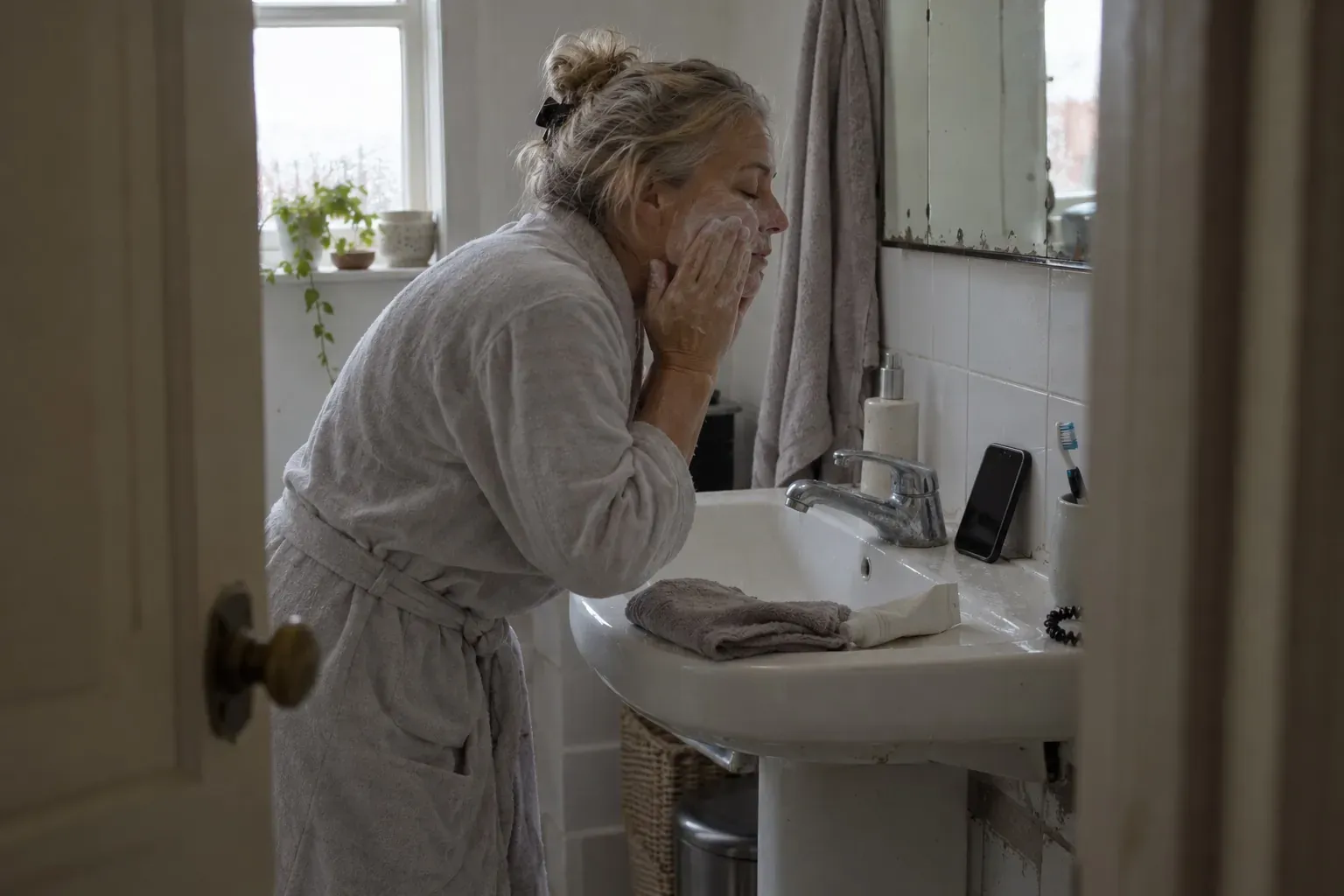 Peau après 50 ans : pourquoi elle tiraille après la douche, et ce que la pharmacienne Lena de Pons recommande