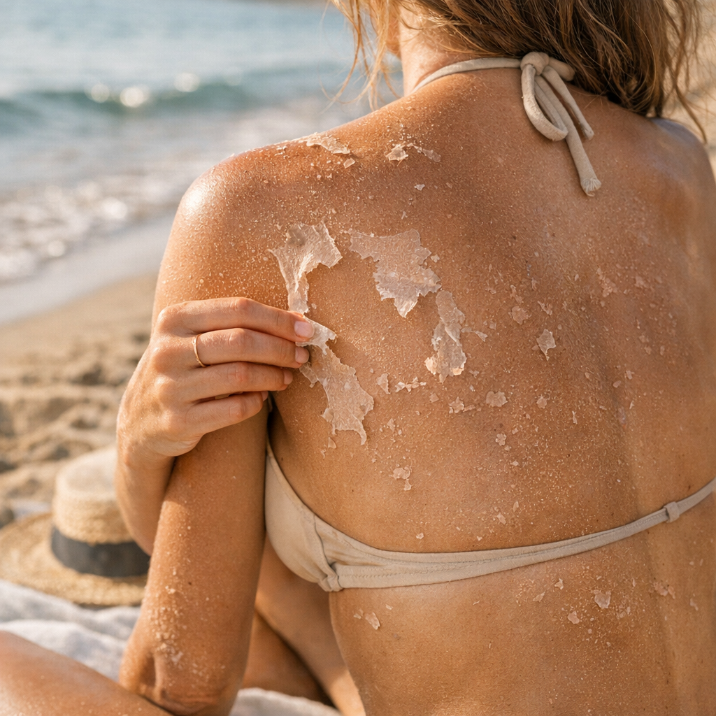 Bronzage qui pèle : peut-on le rattraper sans abîmer la peau&nbsp;?