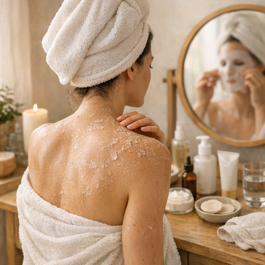 Que faire quand la peau pèle sans raison : la routine de secours en 5 gestes
