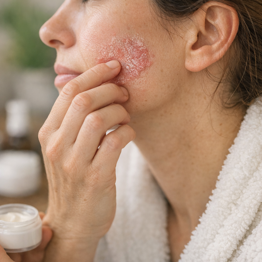 Quand une plaque sur le visage gratte beaucoup : comment éviter de la confondre avec la gale