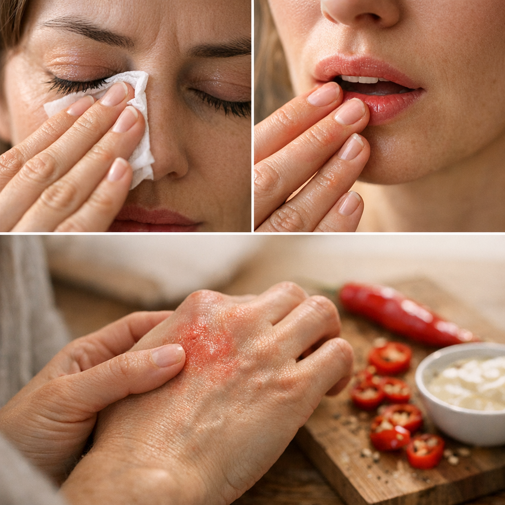4. Yeux, bouche, peau fragile : les cas où l’on ne bricole pas