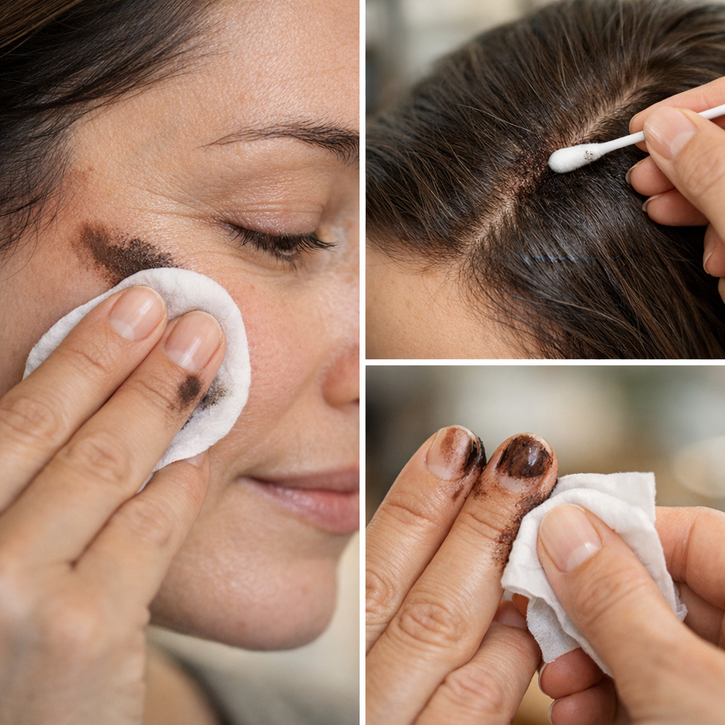 Visage, cuir chevelu, doigts, ongles : adapter le geste à la zone