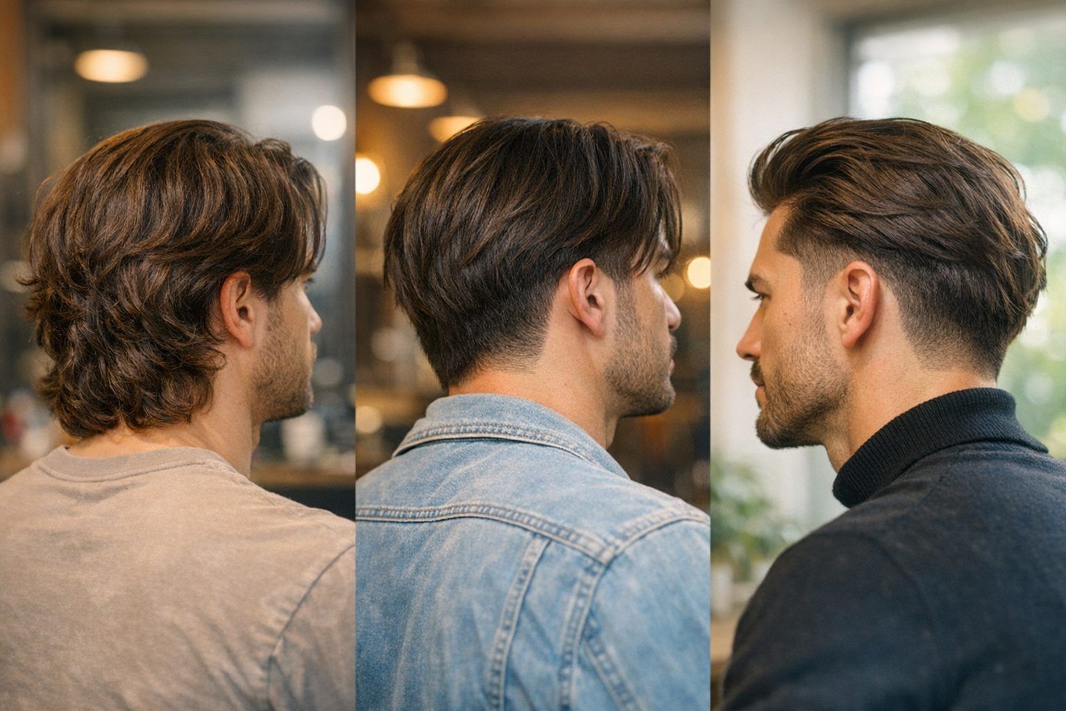 Low, mid ou high taper ? 7 idées de coiffure homme sur cheveux mi-longs